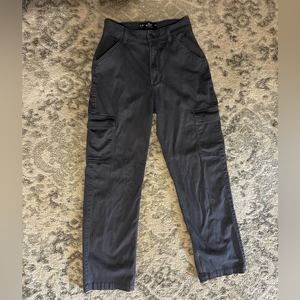 Ultra high Rise Dad Pant 0R Hollister Purple Smokey Cargo Boxy